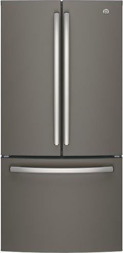 GE® 33 in. 18.6 Cu. Ft. Slate Counter Depth French Door Refrigerator