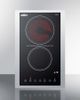 Summit® 15" Black Electric Cooktop-1
