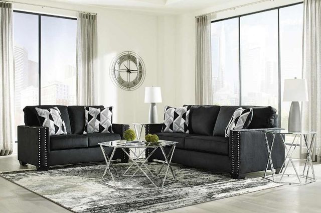 Signature Design by Ashley® Gleston 2-Piece Onyx Living Room Set-3