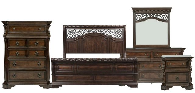 Liberty Furniture Arbor Place 5-Piece Brownstone Queen Sleigh Bedroom Set | Furniture Express | Valdosta, GA Liberty Furniture Arbor Place 5-Piece Brownstone Queen Sleigh Bedroom Set | Furniture Express | Valdosta, GA