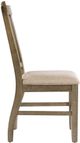 Elements International Stone Grey Standard Height Side Chair-4