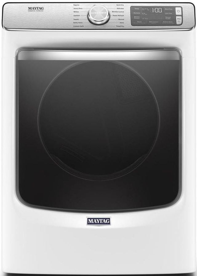 Maytag® White Front Load Washer & Electric Dryer Laundry Pair-2