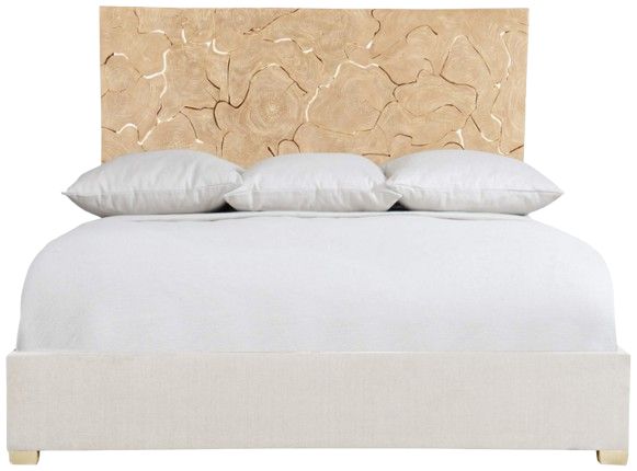 Bernhardt Calavaras Bernhardt Interiors Bleached Teak/White King Panel Bed-1