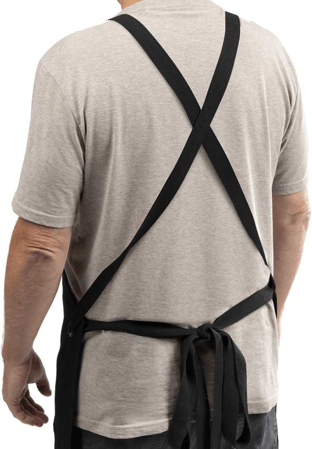 Weber® Black Crossback Apron-1