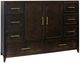 Stylecraft Burnt Umber Wardrobe Console Cabinet-0