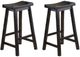 Homelegance® Saddleback Black Pub Height Stool-2