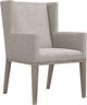 Bernhardt Linea Cerused Greige/Gray Dining Arm Chair-0