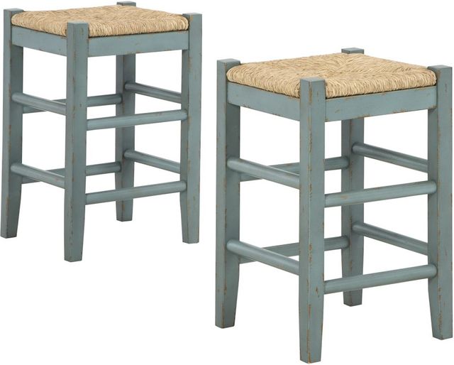 Signature Design by Ashley® Mirimyn Teal Counter Stool-2