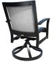 CabanaCoast® Customizable Millcroft Aluminum Outdoor Swivel Rocker Chair-2
