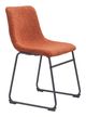 Zuo Modern Smart Burnt Orange Dining Chair-4
