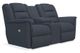 La-Z-Boy® Murray Navy Power Reclining Loveseat with Headrest and Console-1