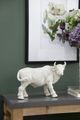 A & B Home Hector White Cow Statuette -2