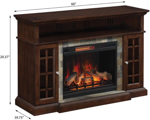 ClassicFlame® Lakeland Roasted Cherry TV Stand-2