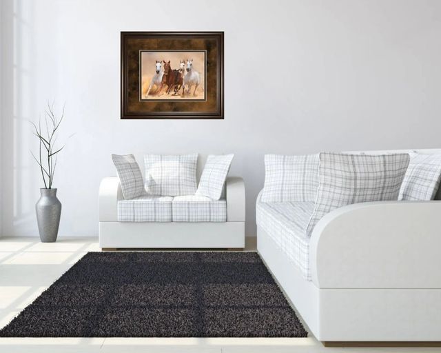 Classy Art Horses in Dust by Loya_Ya Wall Art-2