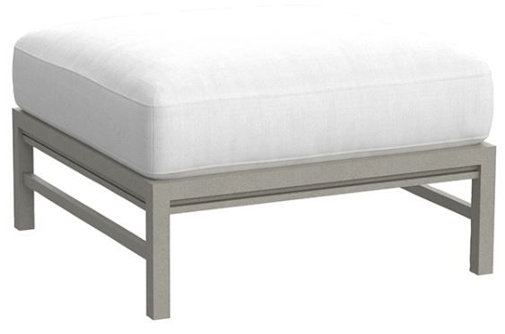 Lane Venture® Customizable Willow Aluminum/Fabric Ottoman-0