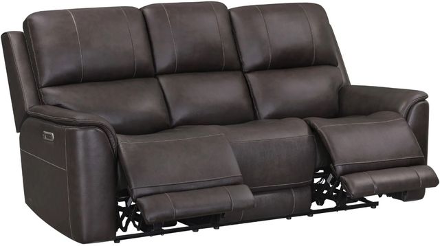Parker House® Easton Steamboat Brown Power Reclining Zero Gravity Sofa-1