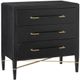 Currey & Company Verona Black Lacquered Linen Chest-1