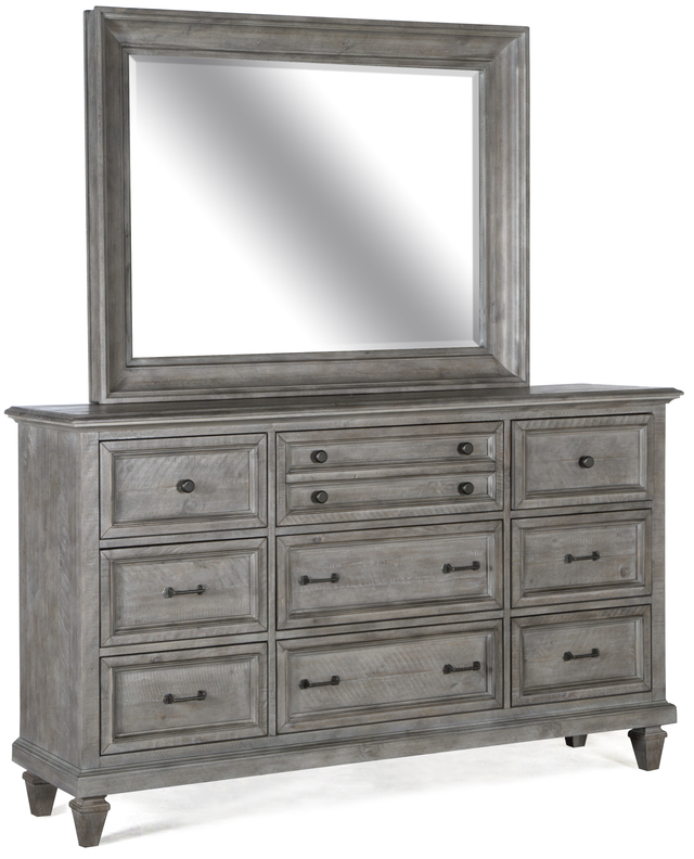 Magnussen Home® Lancaster Dovetail Grey Mirror-2