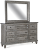 Magnussen Home® Lancaster Dovetail Grey Mirror-2