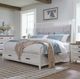 Parker House® Americana Modern Cotton Queen Shelter Panel Storage Bed-1