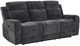 Coaster® Kennett 2-Piece Dark Gray Chenille Upholstered Power Reclining Sofa Set-1