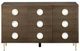 Currey & Company Colette Polished Brass/Tawny Brown Cabinet-1