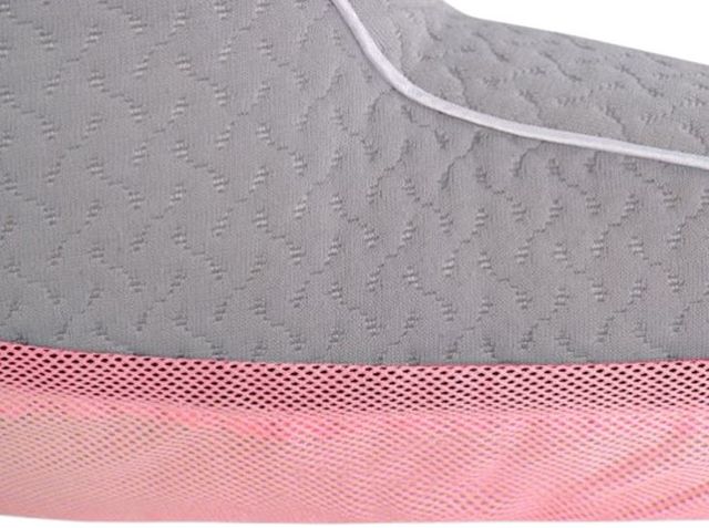 BEDGEAR® Gray/Pink Toddler Mini Backrest Pillow-3