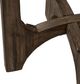 Liberty Furniture Cascade Gray Chairside Table with Wirebrush Rustic Brown Base-5