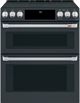 Café™ 30" Matte Black Slide In Double Oven Electric Range-0