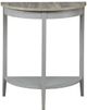 ACME Furniture Justino Natural Oak Top Console Table with Gray Frame-1