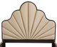 Michael Amini® Malibu Crest Beige/Dark Espresso Eastern King Upholstered Panel Bed-4