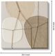Classy Living Organic Tactile Taupe Geo Modern Wall Art-2