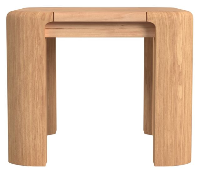 Sunset West Natural Teak Outdoor End Table-1