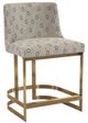 Century® Customizable Copenhagen Counter Stool with Brass Frame-0