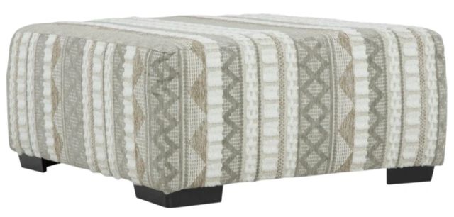 Albany Industries Bend Ivory Ottoman-0