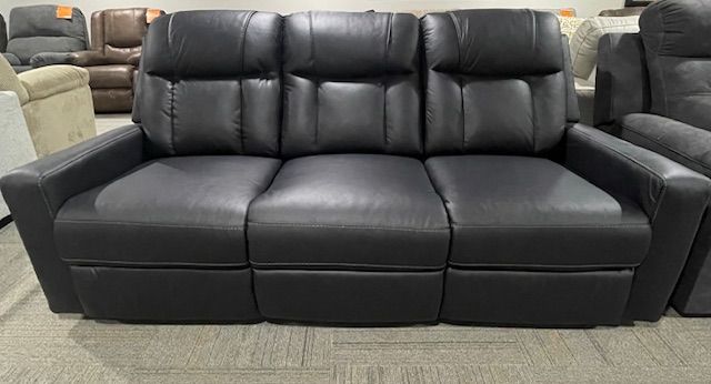 Carbon Manual Reclining Sofa - FLAWED-0