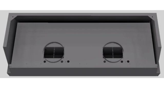 Vent-A-Hood® Designer Series 60" Gunsmoke Wall Mounted Range Hood-2