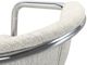 Moe's Home Collection Freeman 2-Piece Blended Cream/Chrome Frame Counter Stool Set-4