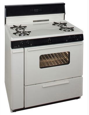 Premier 36" Bisque Pro Style Gas Range-0