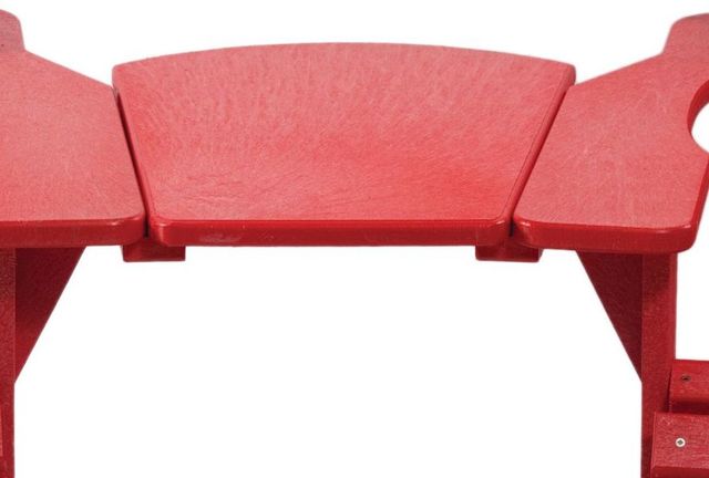 C.R. Plastics Red Arm Table-1