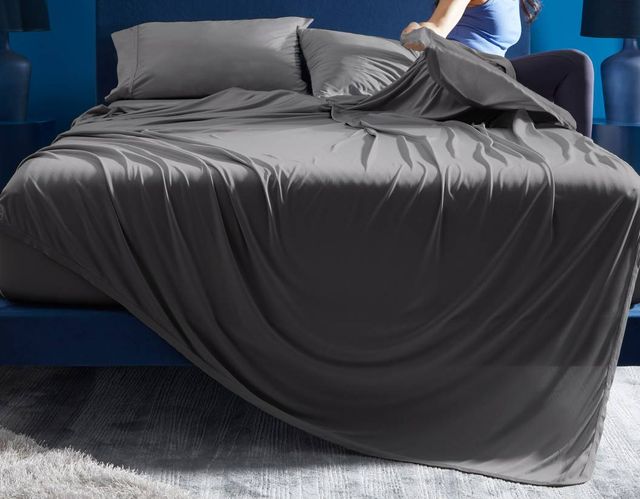 BEDGEAR® Dri-Tec® Performance® 4-Piece Gray Florida King Sheet Set-1