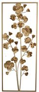 A & B Home Ashlyn Gold Tree and Flower Wall Decor-1