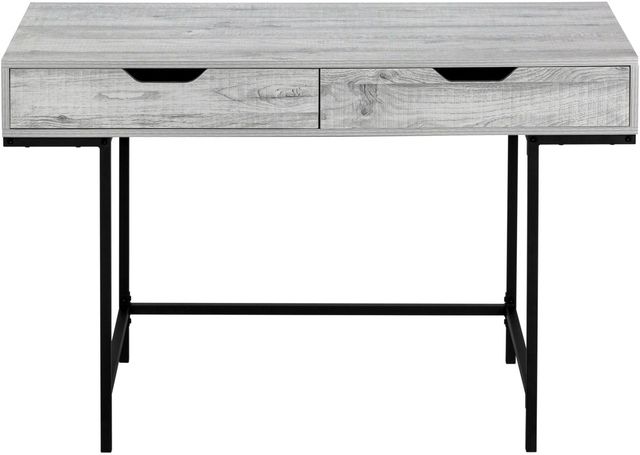 Monarch Specialties Inc. Black/Grey Computer Desk-1