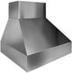 Trade-Wind® P7200 Series 48" Stainless Steel Outdoor Wall Mounted Range Hood with Extended Duct Cover-2