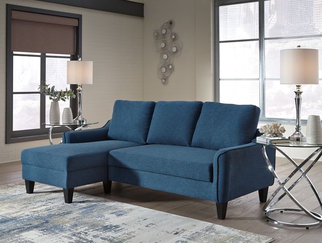 Signature Design by Ashley® Jarreau Blue Queen Sofa Chaise Sleeper-4