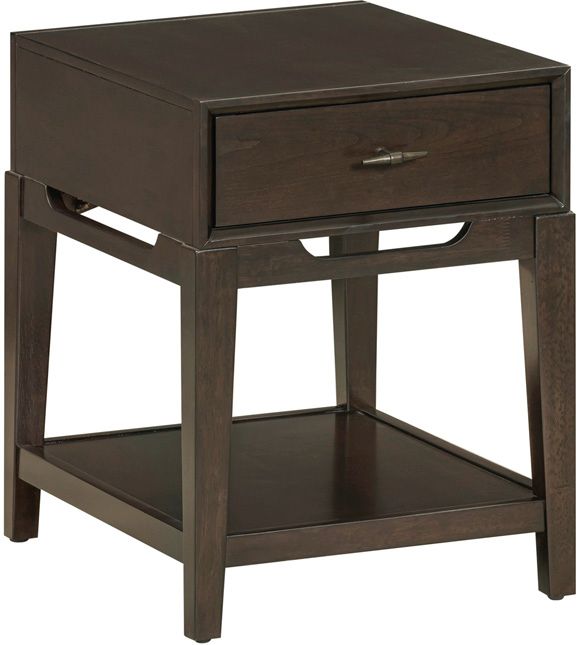 aspenhome® Sutton French Roast Chairside Table-0