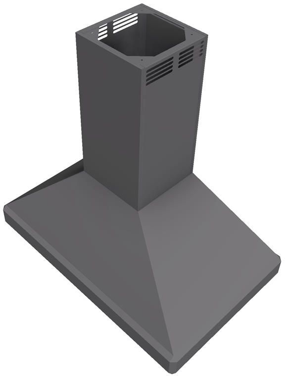 Vent-A-Hood® 42" Gunsmoke ARS Duct-Free Euro-Style Island Range Hood-1
