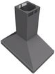 Vent-A-Hood® 42" Gunsmoke ARS Duct-Free Euro-Style Island Range Hood-1