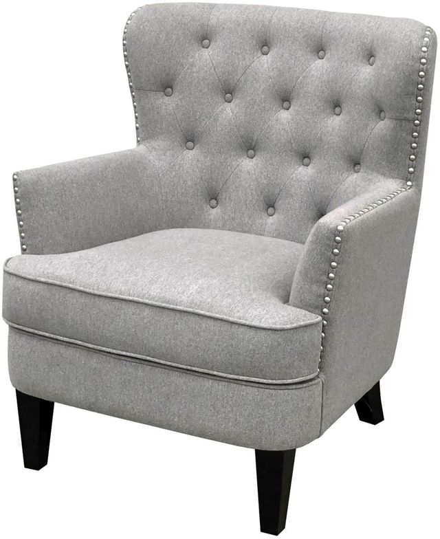 Signature Design by Ashley® Romansque Gray 37.38" Accent Chair-4