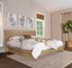 Coaster® Stillwater Weathered Oak California King Platform Panel Bed-1
